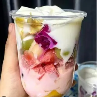 Hình ảnh Hoa Quả Dầm Sữa Chua 