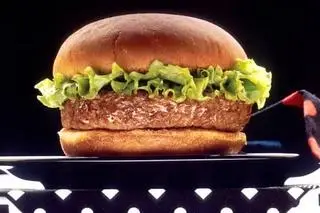 Hình ảnh Hamburger bò phô mai