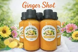 Hình ảnh Nước gừng cam - ginger orange shot