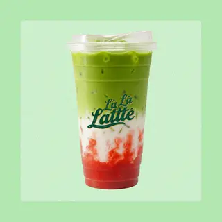 Hình ảnh Matcha Dâu Latte