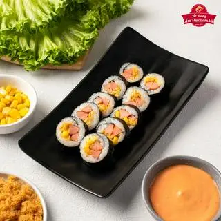 Hình ảnh Cơm Cuộn Xúc Xích Phô Mai