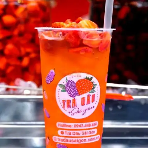 Hình ảnh Trà dâu tây