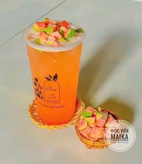 Hình ảnh trà ổi hồng chanh dây