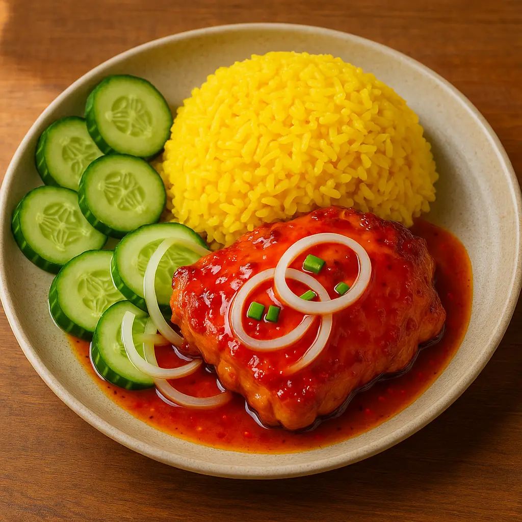 Hình ảnh Cơm gà má đùi