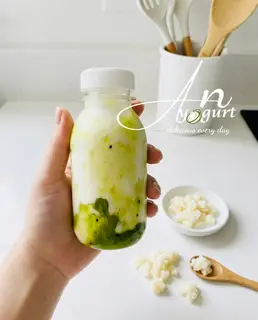 Hình ảnh Sữa chua Kefir mix mứt Kiwi