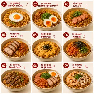Hình ảnh Mì Indomie thập cẩm