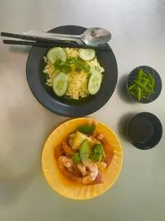 Hình ảnh Cơm Hải Sản Xào Hồng Kông