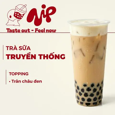 Hình ảnh Trà Sữa Truyền Thống Trân Châu Đen
