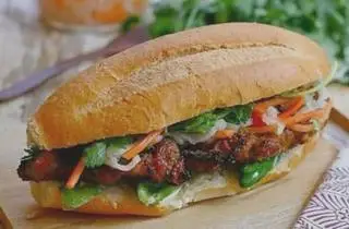 Hình ảnh Bánh Mỳ Thịt Nướng 