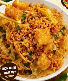 Hình ảnh Bánh tráng trộn đủ đầy