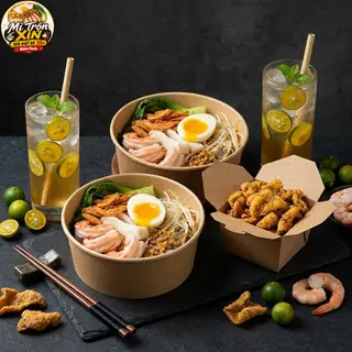 Hình ảnh Tặng 1 Mì Gà Viên Khi Mua 2 Mì Trộn Hải Sản Lòng Đào + 1 Da Gà Lắc + 2 Trà Tắc