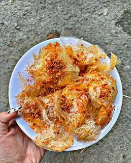 Hình ảnh Bánh tráng  tôm tê tái