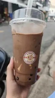 Hình ảnh trà sữa chocolate full topping 