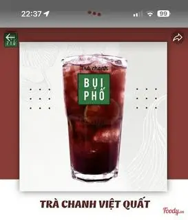 Hình ảnh Trà chanh việt quất