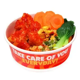 Hình ảnh Mì gà viên hành cay 