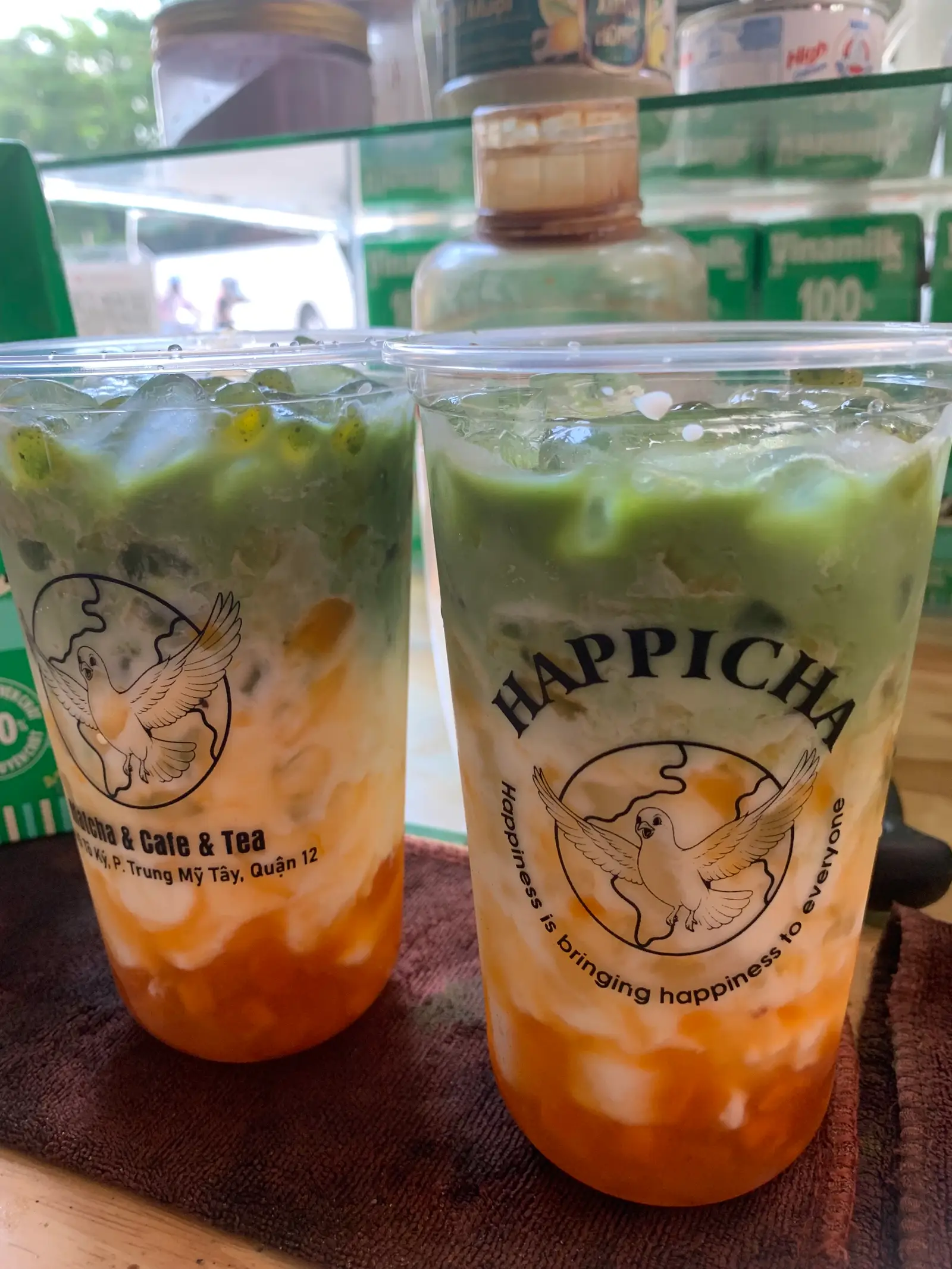 Hình ảnh Matcha latte xoài