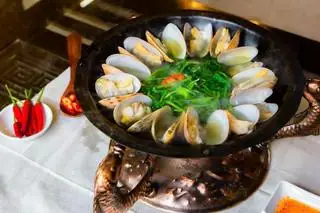 Hình ảnh Ngao Hấp Cải