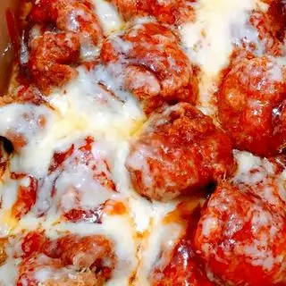 Hình ảnh Korean Fried Chicken with melted cheese (boneless) - Gà rán cay phô mai Hàn Quốc