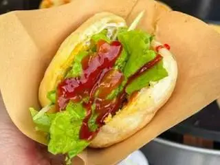 Hình ảnh Burger gà trứng