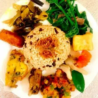 Hình ảnh Cơm suất vegan -8 món)