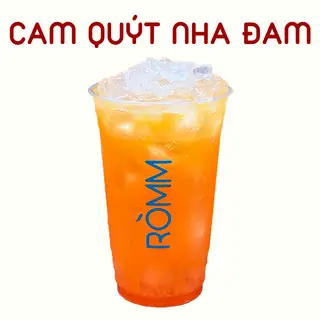 Hình ảnh Trà Cam Quýt Nha Đam