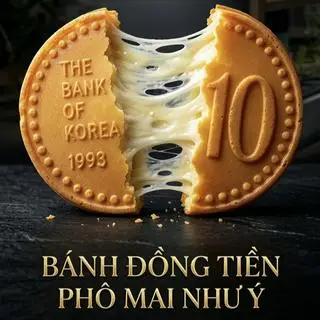 Hình ảnh Bánh đồng tiền phô mai