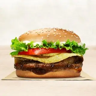 Hình ảnh Buger bò, trứng + 1 ly nước