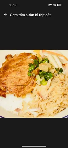 Hình ảnh combo 3 cơm tấm sườn bì