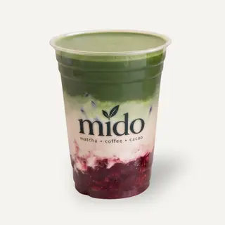 Hình ảnh Matcha latte dâu