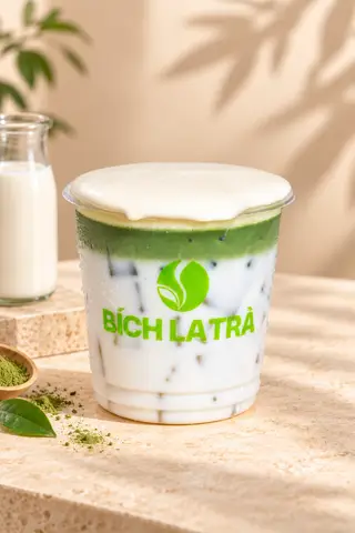 Hình ảnh Matcha Latte Kem Phô Mai