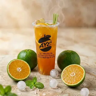 Hình ảnh Trà Cam Sả size L / Orange heat tea
