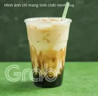 Hình ảnh Sữa Tươi Đường Đen Kem Dữa Dalgona