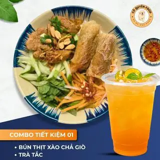 Hình ảnh BÚN THỊT XÀO CHẢ GIÒ + TRÀ TẮC