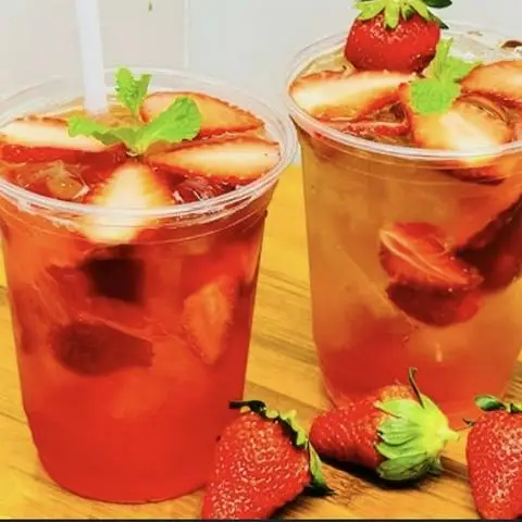 Hình ảnh Kombucha dâu/Strawberry bliss kombucha tea