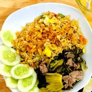 Hình ảnh Cơm Rang Dưa Bò Ngập Thịt