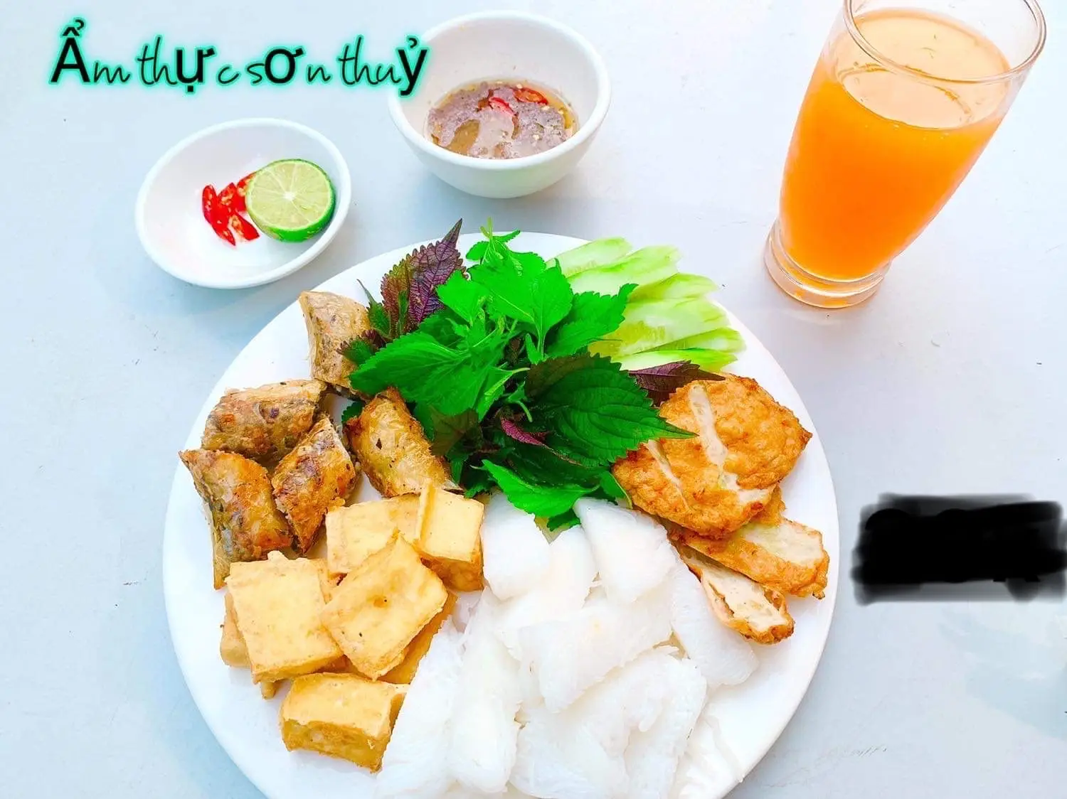 Hình ảnh Bún đậu chả cốm - thịt luộc
