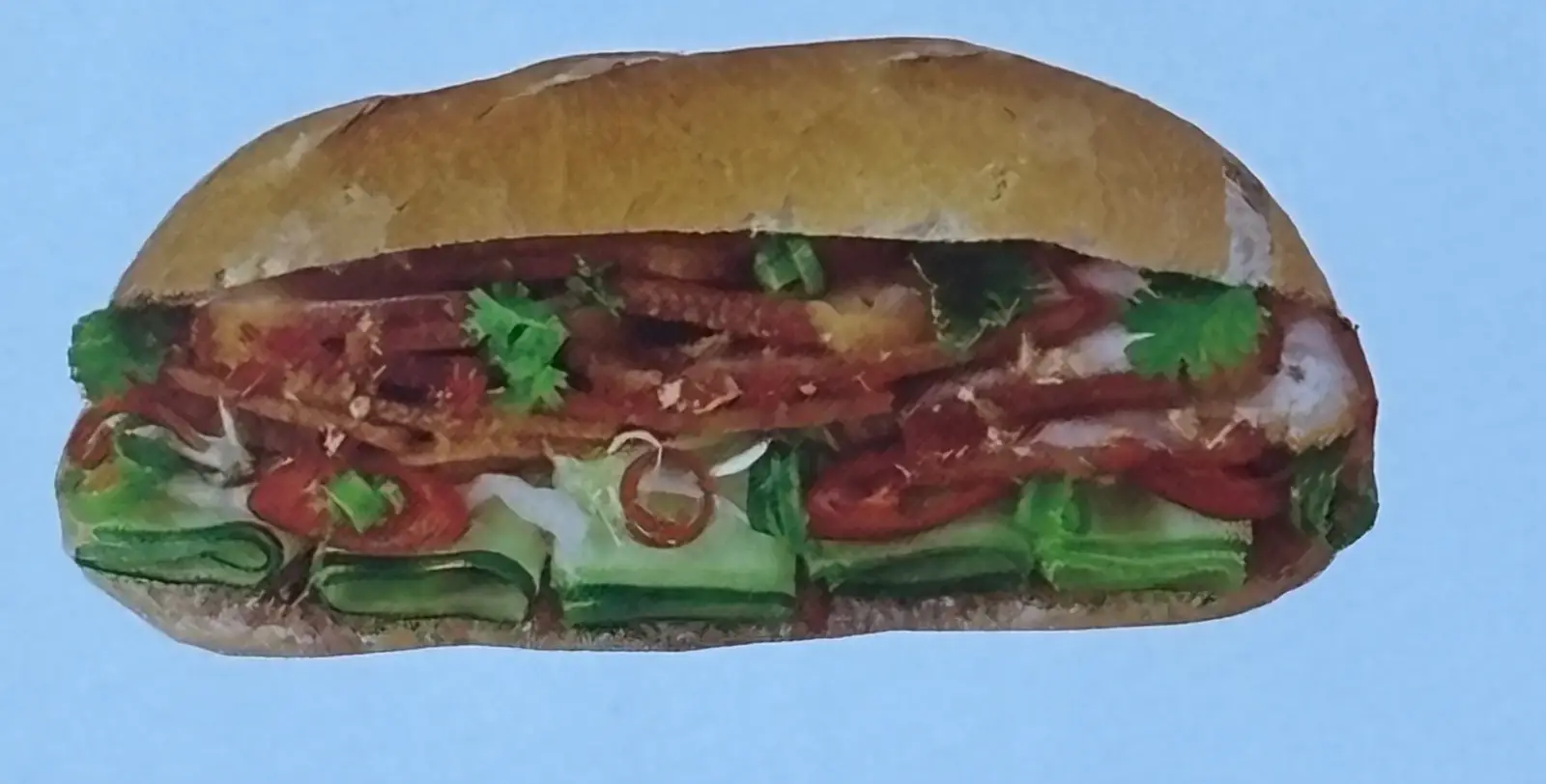 Hình ảnh Bánh mì pate xá xíu