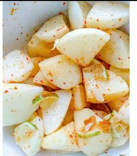 Hình ảnh củ sắn lắc mắm đường (ly 300gr)