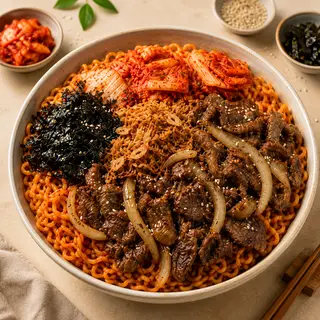 Hình ảnh Mì Trộn Bò Xào