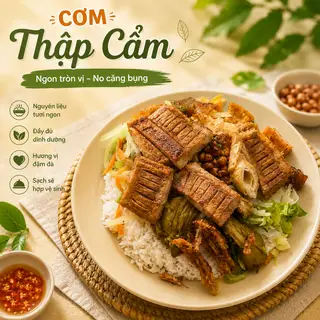 Hình ảnh Cơm thập cẩm + sườn non