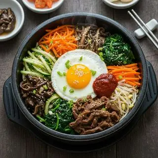 Hình ảnh Cơm Trộn Truyền Thống