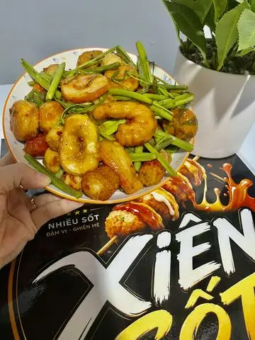 Hình ảnh COMBO Cá Viên Chiên Sốt BBQ Hàn Cay Nhẹ - Vừa