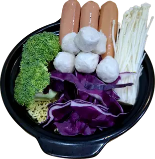 Hình ảnh Mì Cay Kim Chi Cá Viên Xúc Xích 