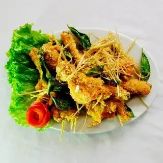 Hình ảnh Gà rang muối nửa con