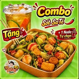 Hình ảnh Combo Cá Viên Chiên Sốt Sa-Te+ Tặng kèm 1 nước Tự chọn 