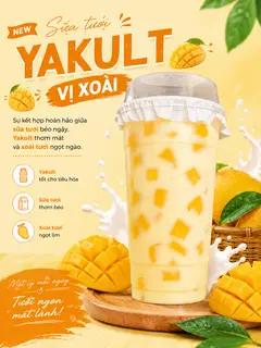 Hình ảnh Sữa tươi vị Xoài