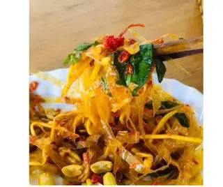Hình ảnh bánh tráng trộn 