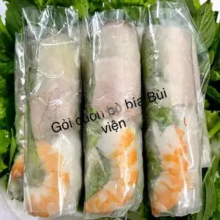 Hình ảnh Combo 15 cuốn gỏi tôm thịt - Kèm 1 chai nước sâm nhà nấu