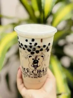 Hình ảnh Trà sữa kem cheese dừa nướng