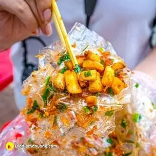 Hình ảnh Bánh Tráng Mỡ Hành Hành Phi Tóp Mỡ